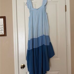 Mud Pie Light Blue Sleeveless Dress